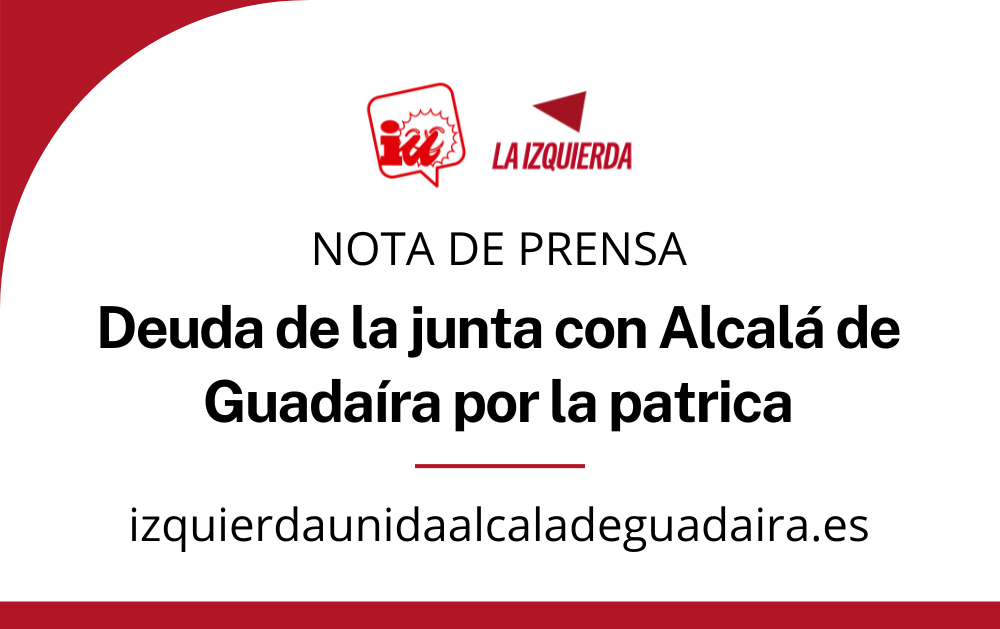 Deuda de la junta con Alcalá de Guadaíra por la patrica