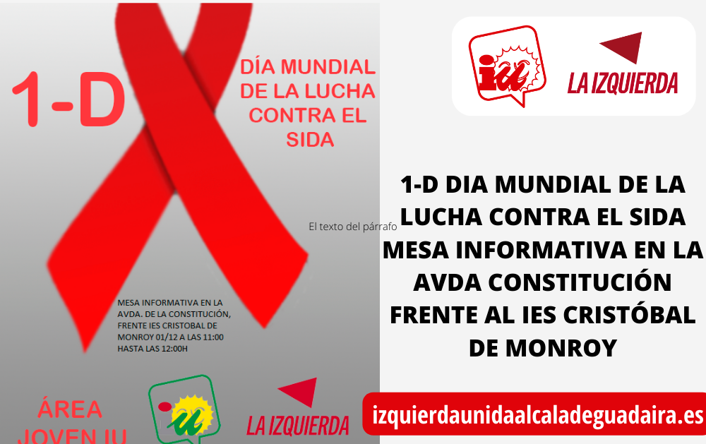 1D Día internacional de la lucha contra el SIDA